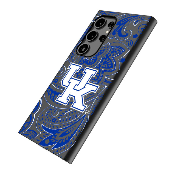 University of Kentucky Wildcats Paisley Galaxy MagSafe Compatible Phone Case Iso.Jpg