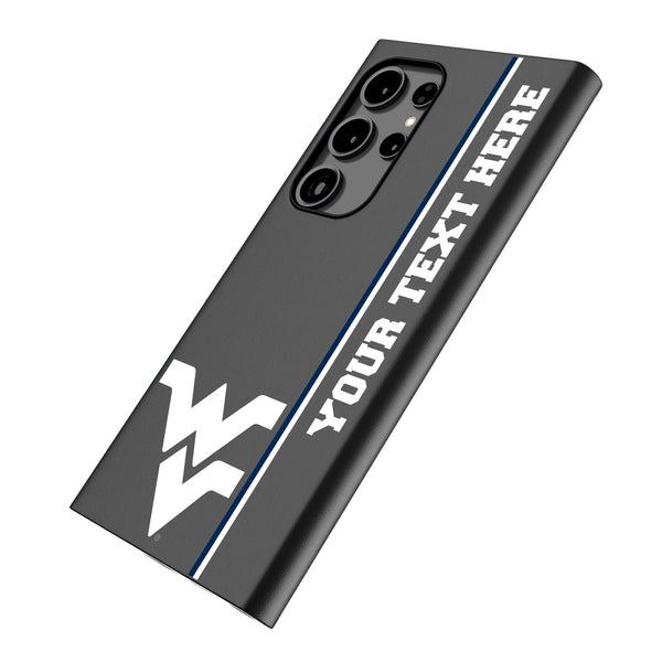West Virginia University Mountaineers Personalized Sidebard Galaxy MagSafe Compatible Phone Case for Samsung Galaxy Iso.Jpg
