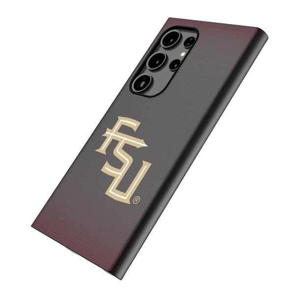 Florida State University Seminoles Athletic Wordmark Linen Galaxy MagSafe Compatible Phone Case Iso.Jpg