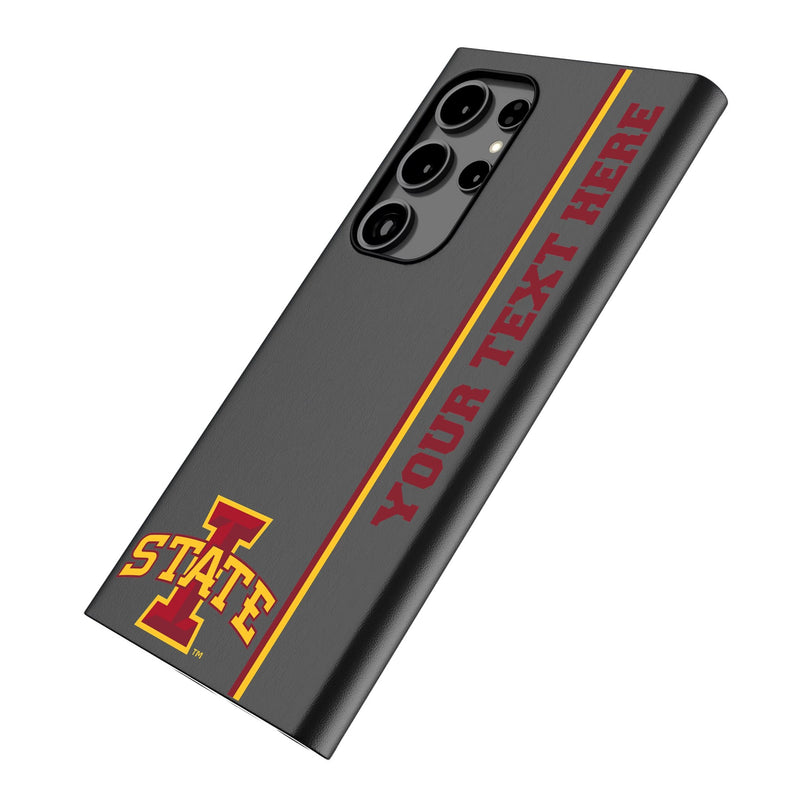 Iowa State University Cyclones Personalized Sidebard Galaxy MagSafe Compatible Phone Case for Samsung Galaxy Iso.Jpg