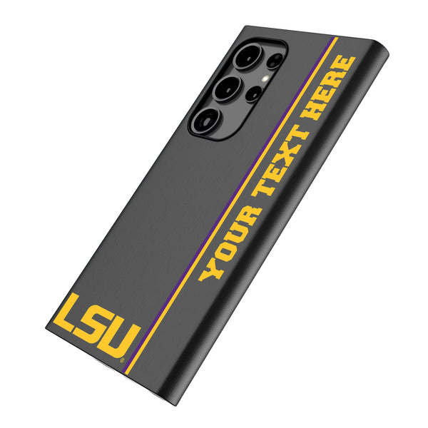Louisiana State University Tigers Personalized Sidebard Galaxy MagSafe Compatible Phone Case for Samsung Galaxy Iso.Jpg
