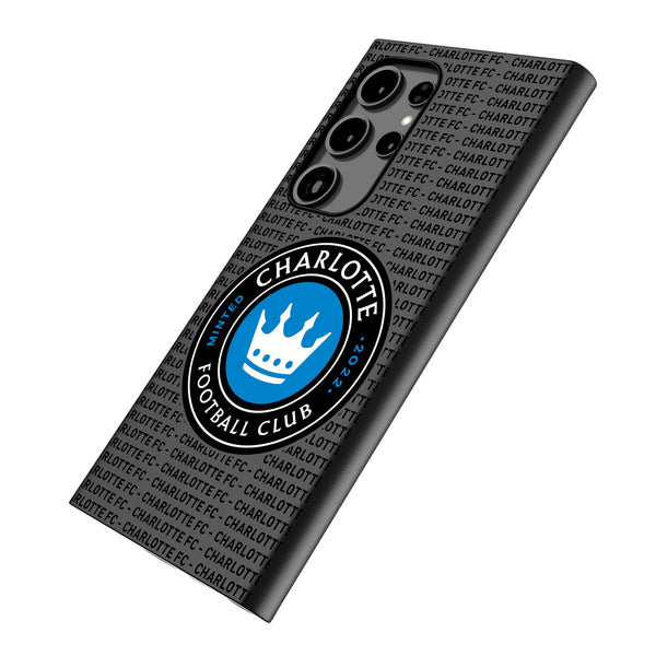 Charlotte FC  Text Backdrop Galaxy MagSafe Compatible Phone Case Iso.Jpg