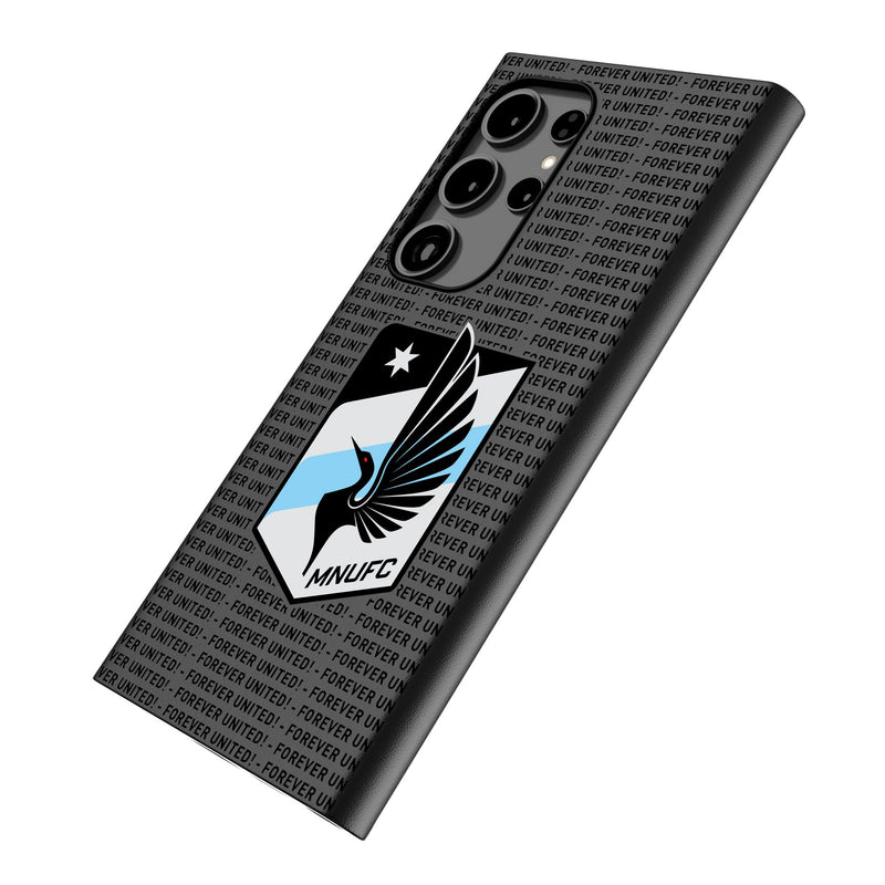 Minnesota United FC   Text Backdrop Galaxy MagSafe Compatible Phone Case Iso.Jpg