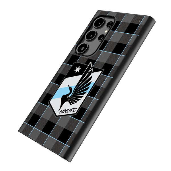 Minnesota United FC   Plaid Galaxy MagSafe Compatible Phone Case Iso.Jpg