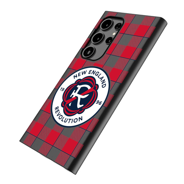 New England Revolution  Plaid Galaxy MagSafe Compatible Phone Case Iso.Jpg