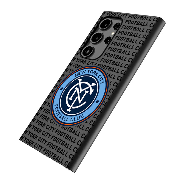 New York City FC  Text Backdrop Galaxy MagSafe Compatible Phone Case Iso.Jpg