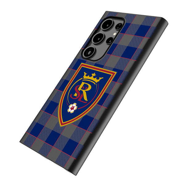 Real Salt Lake   Plaid Galaxy MagSafe Compatible Phone Case Iso.Jpg