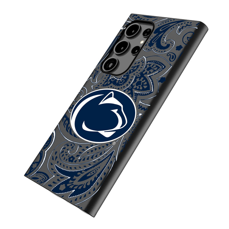 Pennsylvania State University Nittany Lions Paisley Galaxy MagSafe Compatible Phone Case Iso.Jpg