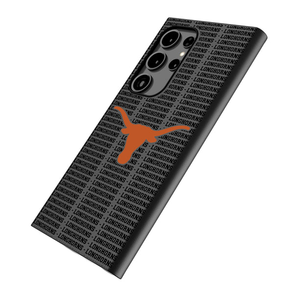 University of Texas Longhorns Text Backdrop Galaxy MagSafe Compatible Phone Case Iso.Jpg