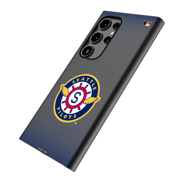 Seattle Pilots 1969 - Cooperstown Collection Linen Galaxy MagSafe Compatible Phone Case for Samsung Galaxy Iso.Jpg