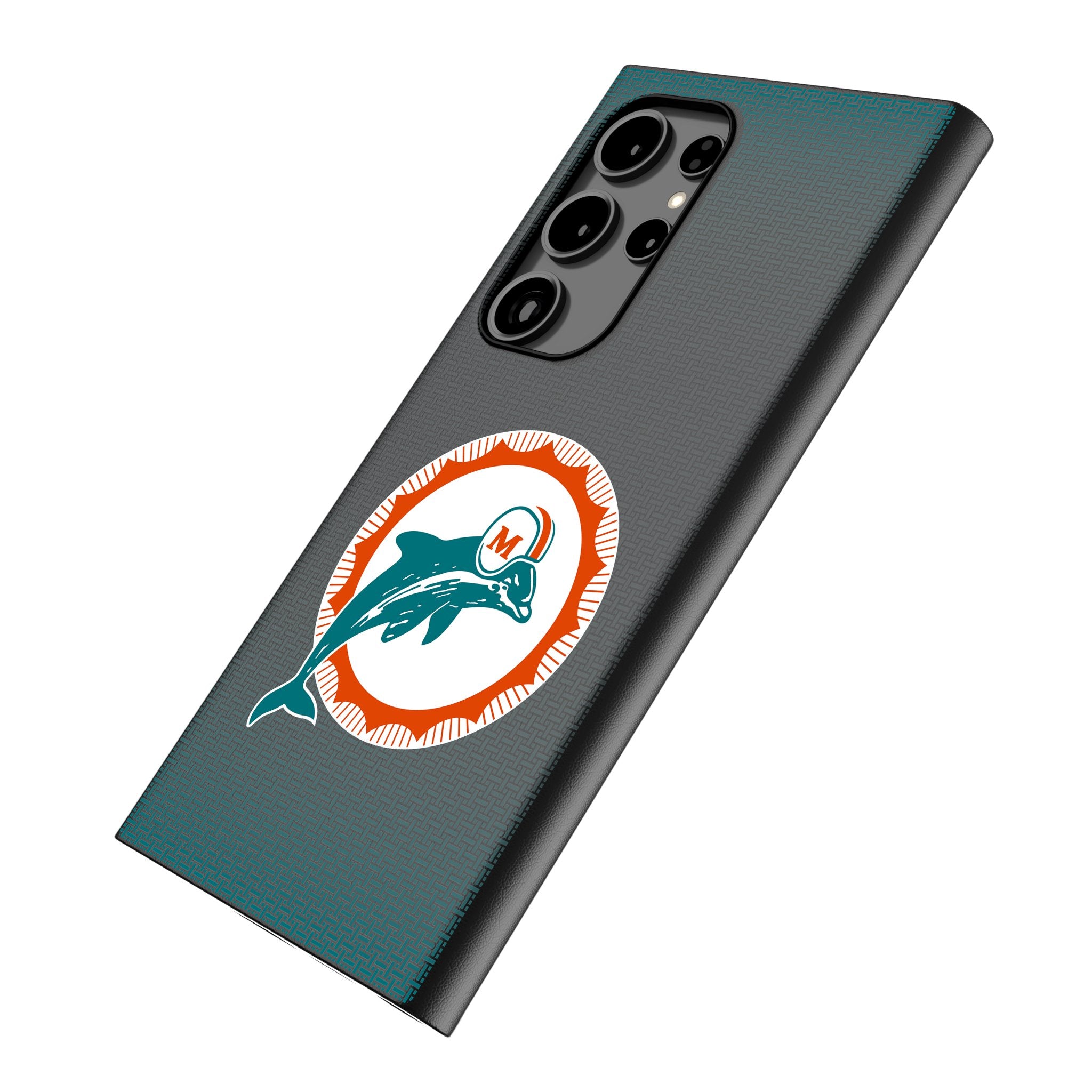 Miami Dolphins 1966-1973 Historic Collection Linen Galaxy MagSafe Compatible Phone Case for Samsung Galaxy Iso.Jpg