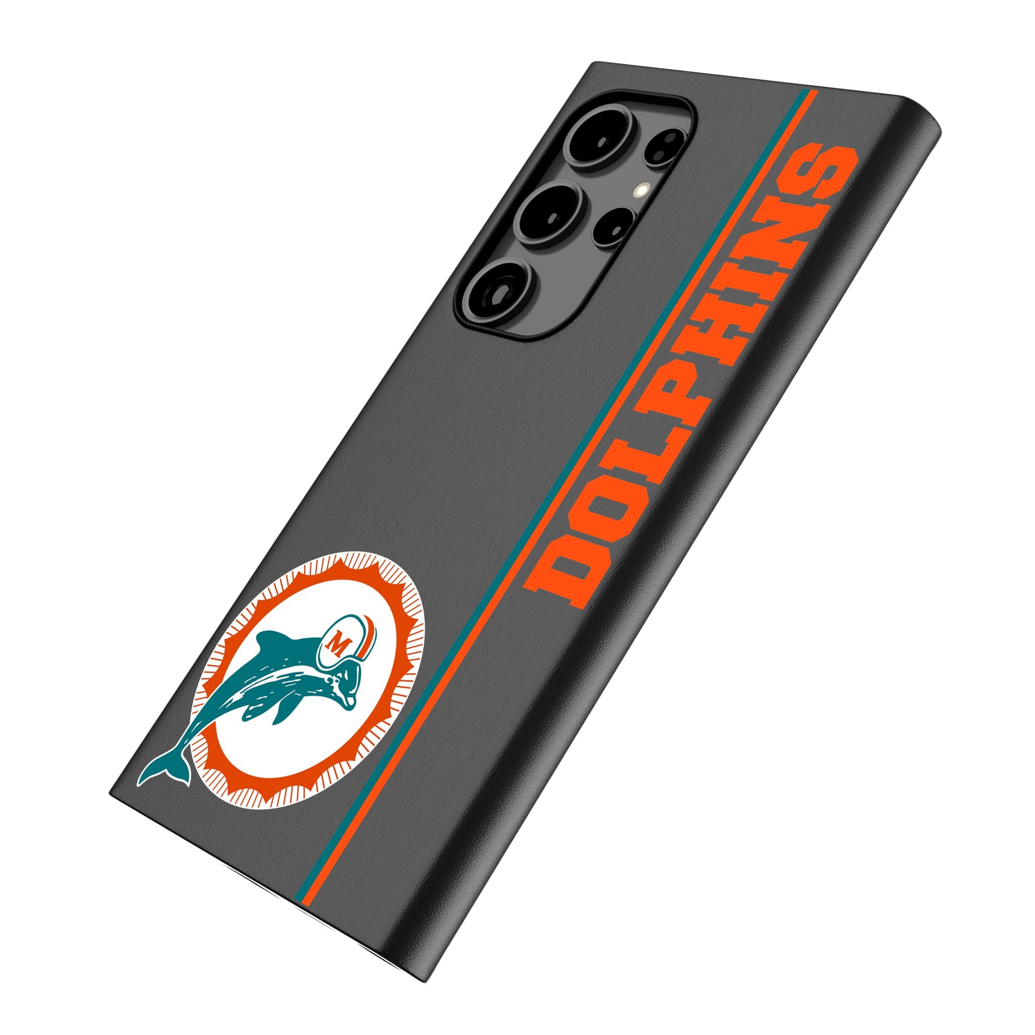 Miami Dolphins 1966-1973 Historic Collection Sidebar Galaxy MagSafe Compatible Phone Case for Samsung Galaxy Iso.Jpg