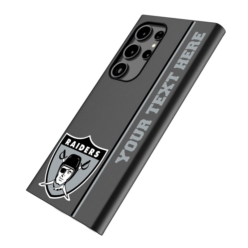 Oakland Raiders 1963 Historic Collection Personalized Sidebard Galaxy MagSafe Compatible Phone Case for Samsung Galaxy Iso.Jpg