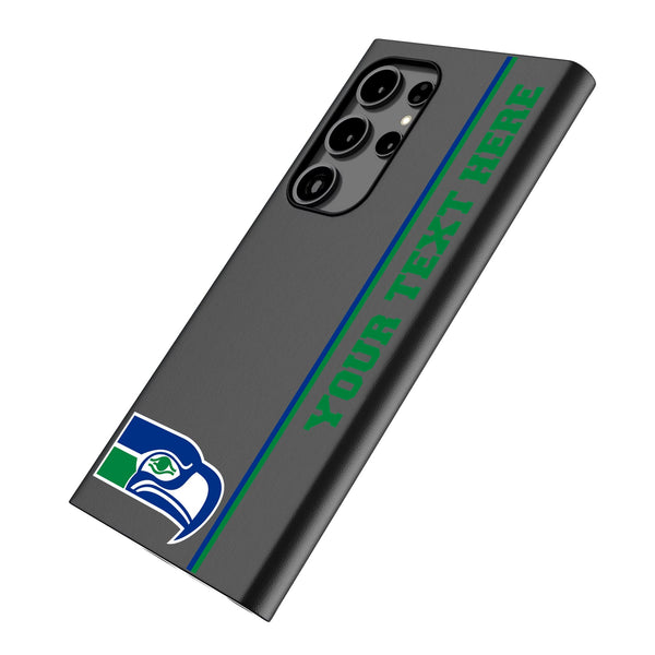 Seattle Seahawks Historic Collection Personalized Sidebard Galaxy MagSafe Compatible Phone Case for Samsung Galaxy Iso.Jpg