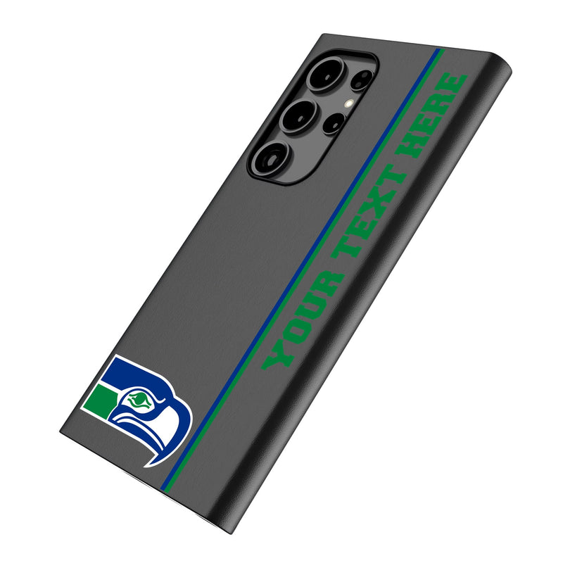 Seattle Seahawks Historic Collection Personalized Sidebard Galaxy MagSafe Compatible Phone Case for Samsung Galaxy Iso.Jpg