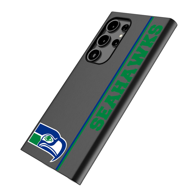 Seattle Seahawks Historic Collection Sidebar Galaxy MagSafe Compatible Phone Case Iso.Jpg