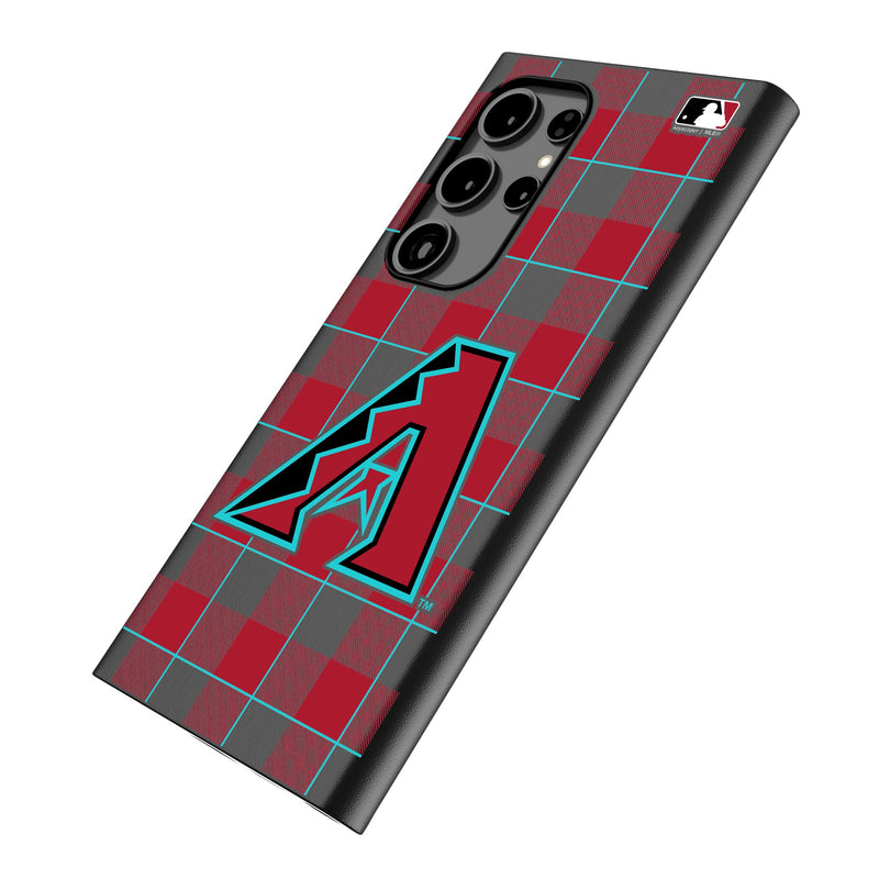 Arizona Diamondbacks Plaid Galaxy MagSafe Compatible Phone Case Iso.Jpg