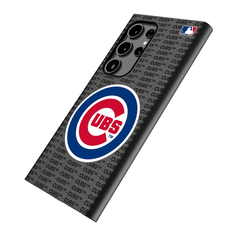 Chicago Cubs Text Backdrop Galaxy MagSafe Compatible Phone Case Iso.Jpg