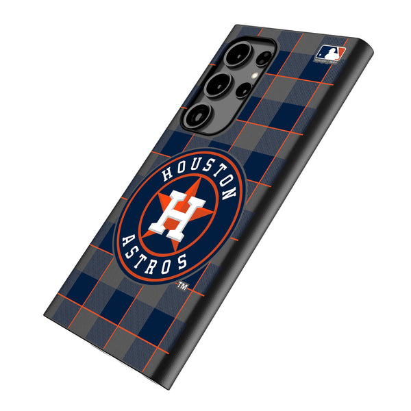 Houston Astros Plaid Galaxy MagSafe Compatible Phone Case Iso.Jpg