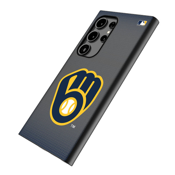 Milwaukee Brewers Linen Galaxy MagSafe Compatible Phone Case Iso.Jpg