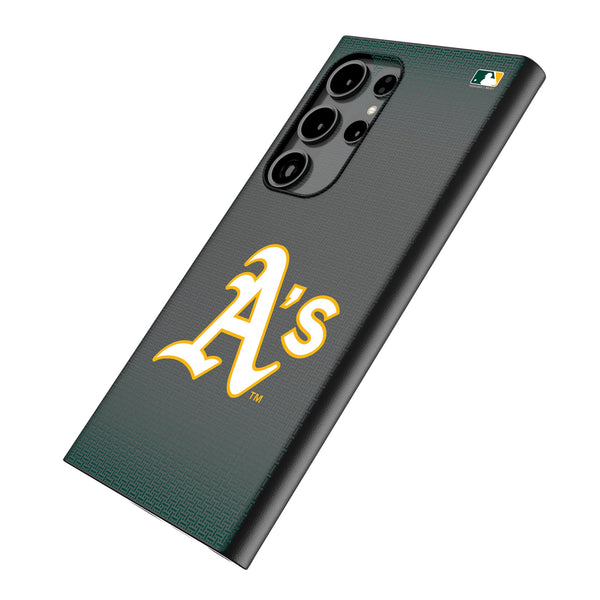 Oakland Athletics Linen Galaxy MagSafe Compatible Phone Case for Samsung Galaxy Iso.Jpg
