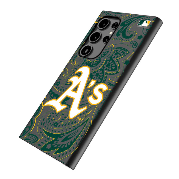 Oakland Athletics Paisley Galaxy MagSafe Compatible Phone Case for Samsung Galaxy Iso.Jpg