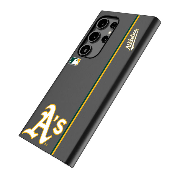 Oakland Athletics Sidebar Galaxy MagSafe Compatible Phone Case for Samsung Galaxy Iso.Jpg