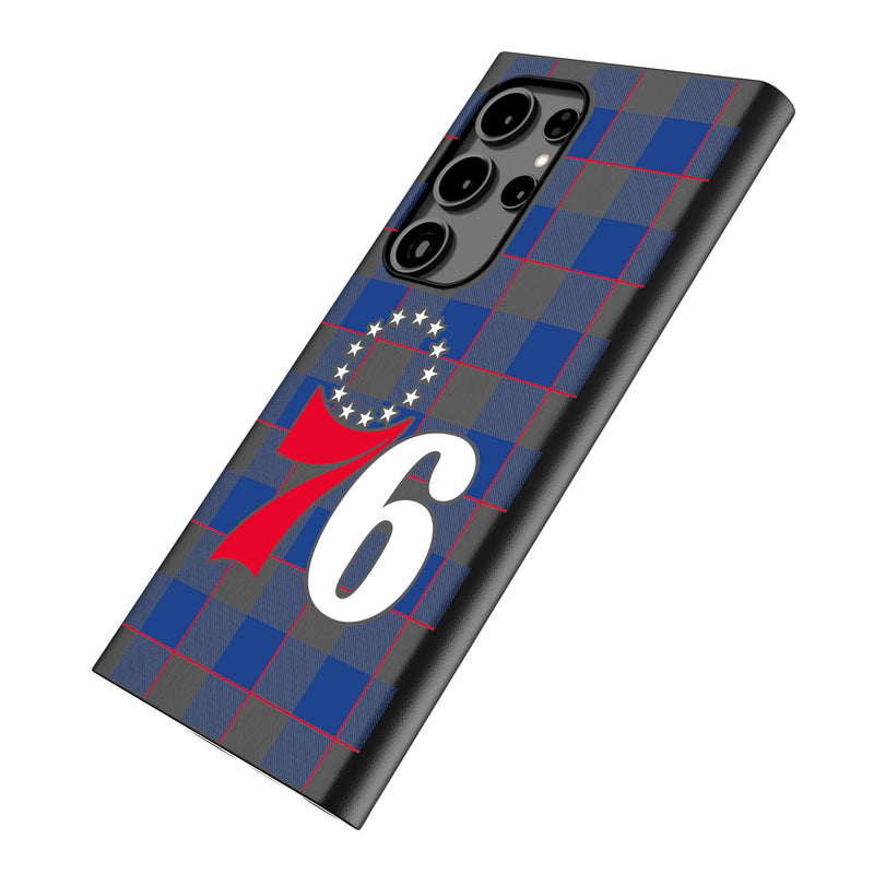 Philadelphia 76ers Plaid Galaxy MagSafe Compatible Phone Case Iso.Jpg