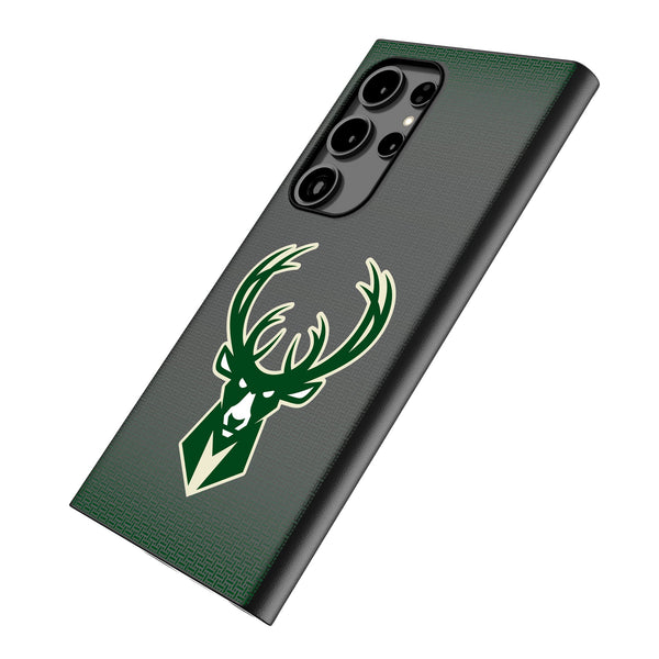 Milwaukee Bucks Linen Galaxy MagSafe Compatible Phone Case Iso.Jpg