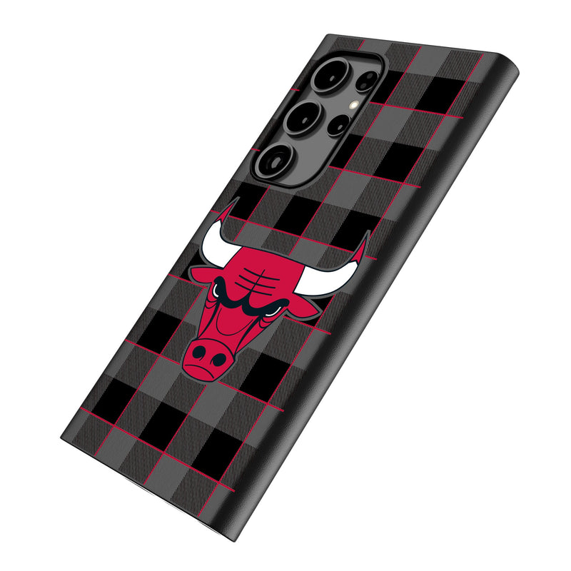 Chicago Bulls Plaid Galaxy MagSafe Compatible Phone Case Iso.Jpg