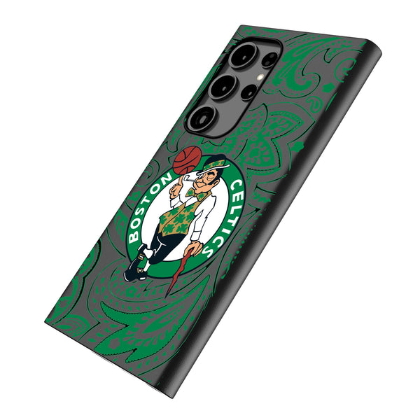 Boston Celtics Paisley Galaxy MagSafe Compatible Phone Case Iso.Jpg