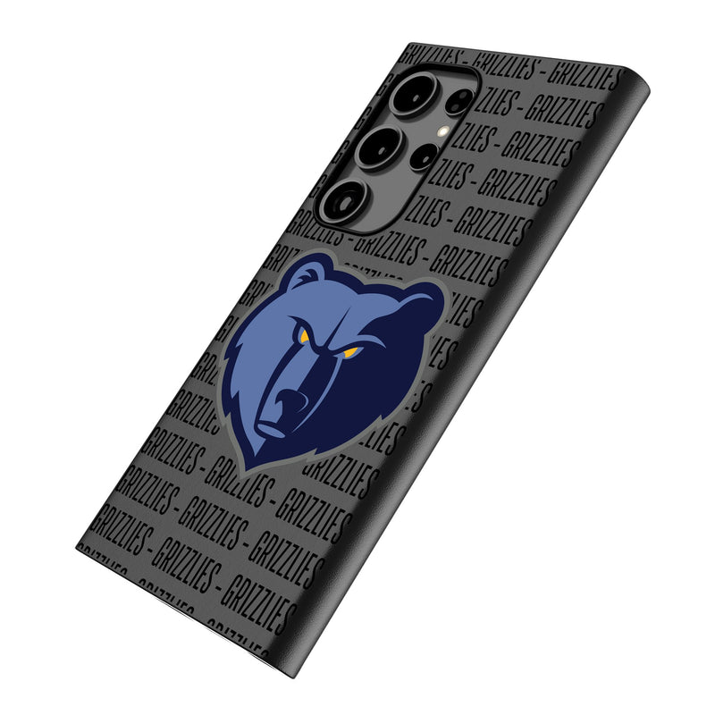 Memphis Grizzlies Text Backdrop Galaxy MagSafe Compatible Phone Case Iso.Jpg