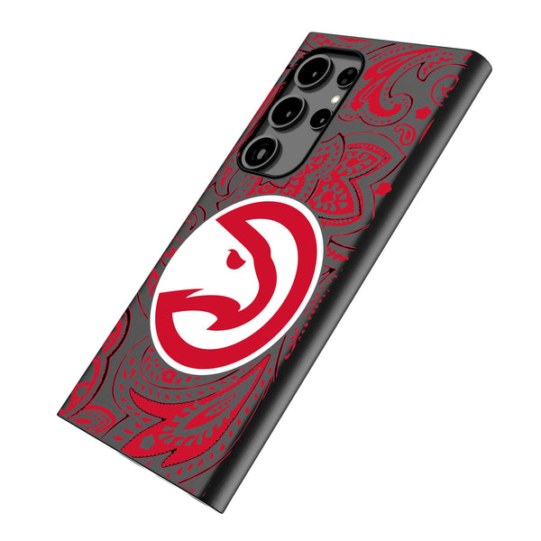 Atlanta Hawks Paisley Galaxy MagSafe Compatible Phone Case Iso.Jpg