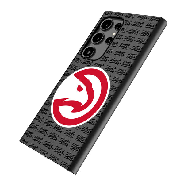 Atlanta Hawks Text Backdrop Galaxy MagSafe Compatible Phone Case Iso.Jpg