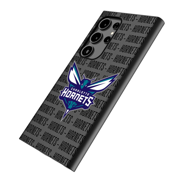 Charlotte Hornets Text Backdrop Galaxy MagSafe Compatible Phone Case Iso.Jpg