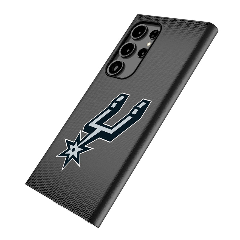 San Antonio Spurs Linen Galaxy MagSafe Compatible Phone Case Iso.Jpg