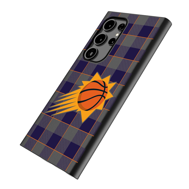 Phoenix Suns Plaid Galaxy MagSafe Compatible Phone Case Iso.Jpg