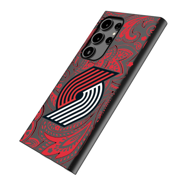 Portland Trail Blazers Paisley Galaxy MagSafe Compatible Phone Case Iso.Jpg