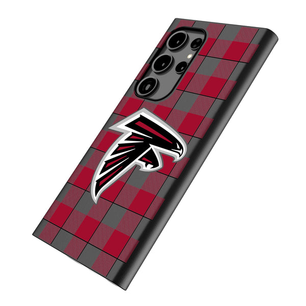 Atlanta Falcons Plaid Galaxy MagSafe Compatible Phone Case Iso.Jpg