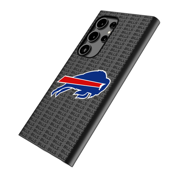 Buffalo Bills Text Backdrop Galaxy MagSafe Compatible Phone Case for Samsung Galaxy Iso.Jpg