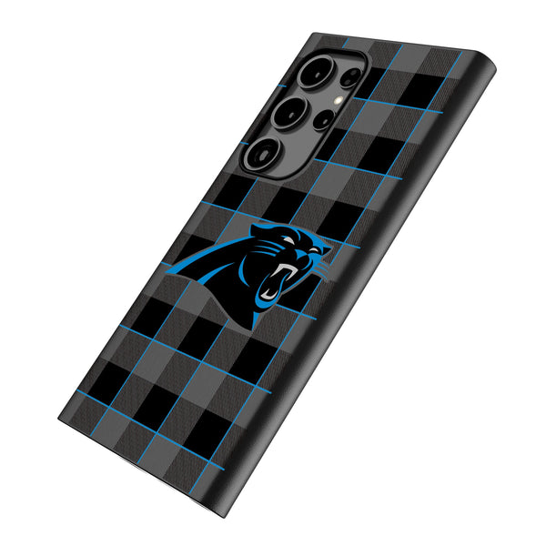 Carolina Panthers Plaid Galaxy MagSafe Compatible Phone Case Iso.Jpg