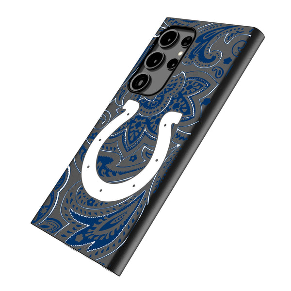 Indianapolis Colts Paisley Galaxy MagSafe Compatible Phone Case Iso.Jpg