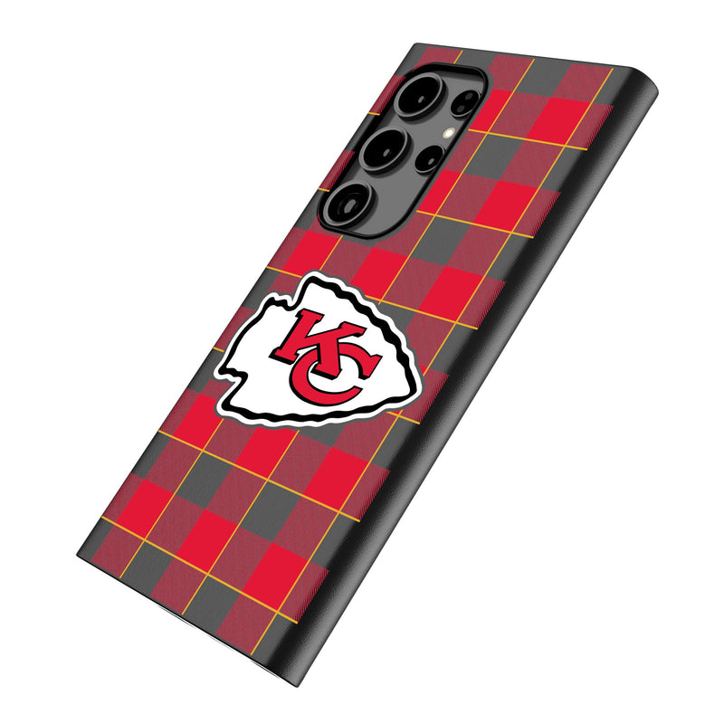 Kansas City Chiefs Plaid Galaxy MagSafe Compatible Phone Case Iso.Jpg