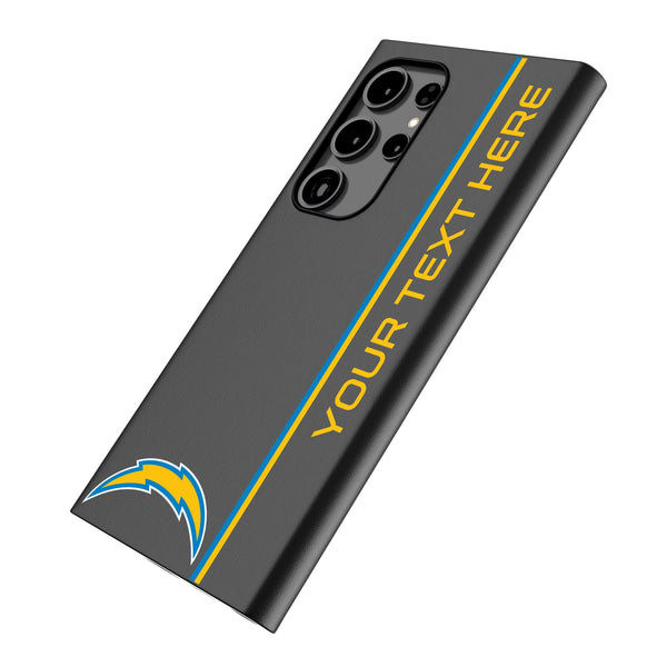 Los Angeles Chargers Personalized Sidebard Galaxy MagSafe Compatible Phone Case for Samsung Galaxy Iso.Jpg