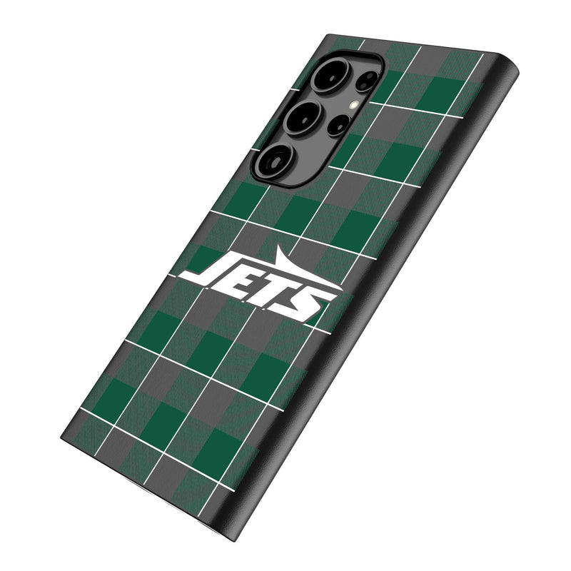 New York Jets Plaid Galaxy MagSafe Compatible Phone Case Iso.Jpg