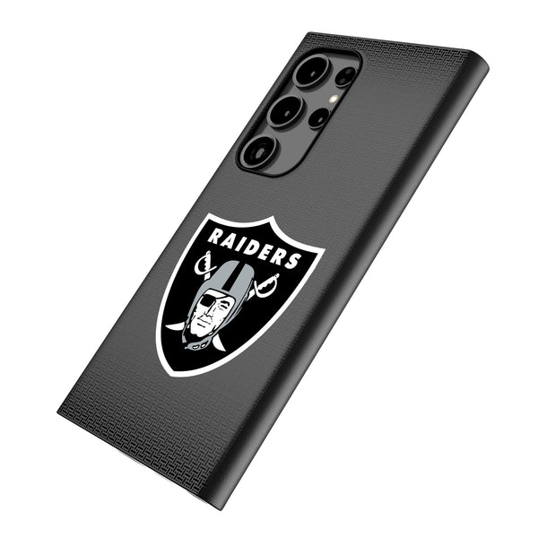 Las Vegas Raiders Linen Galaxy MagSafe Compatible Phone Case Iso.Jpg