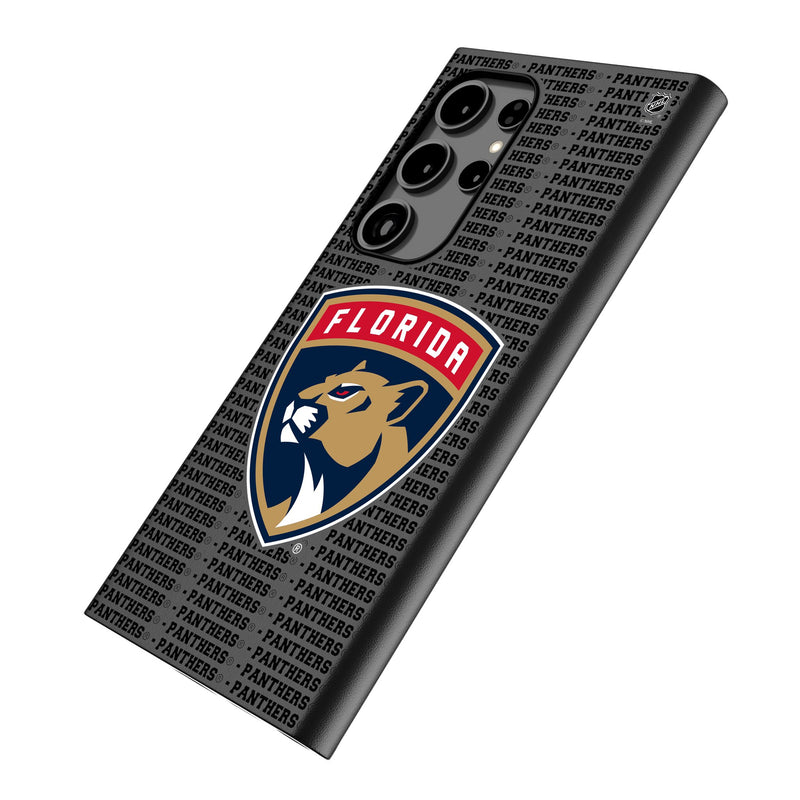 Florida Panthers Text Backdrop Galaxy MagSafe Compatible Phone Case Iso.Jpg