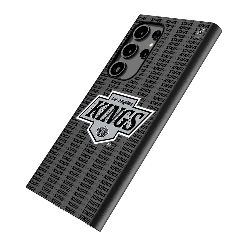 LA Kings Text Backdrop Galaxy MagSafe Compatible Phone Case Iso.Jpg