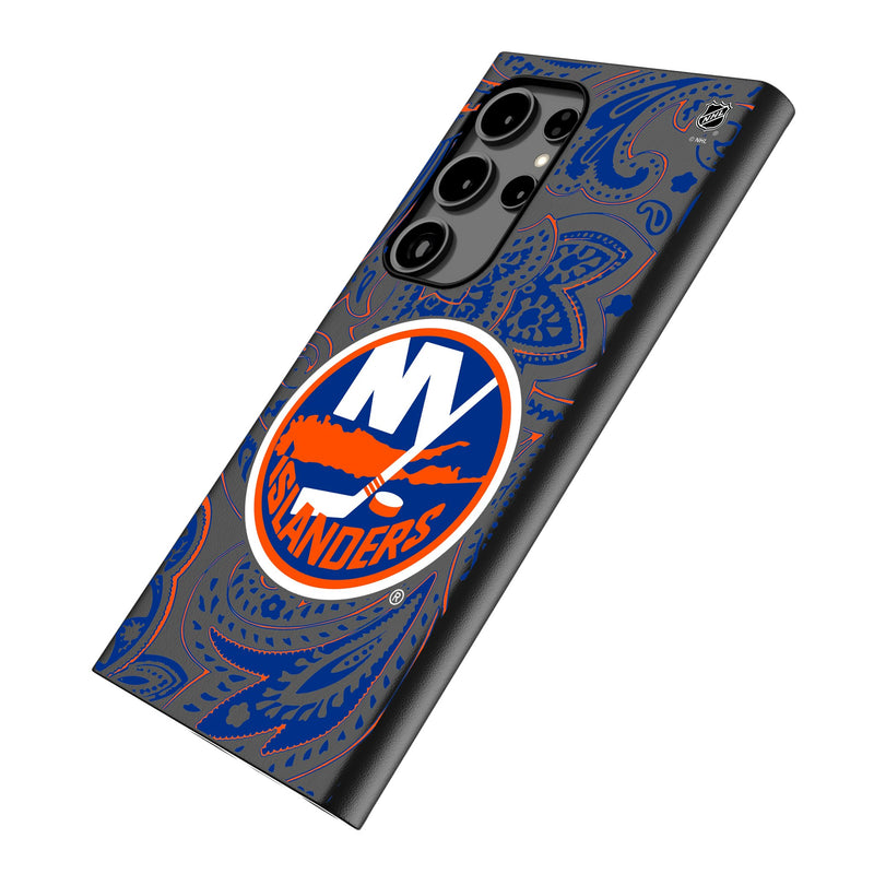 New York Islanders Paisley Galaxy MagSafe Compatible Phone Case Iso.Jpg