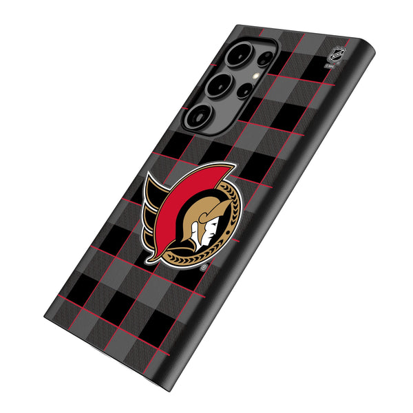 Ottawa Senators Plaid Galaxy MagSafe Compatible Phone Case Iso.Jpg